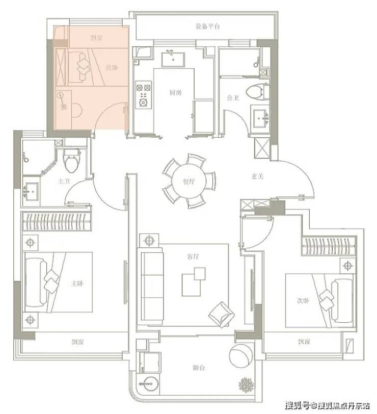 户型 户型图 平面图 740_812