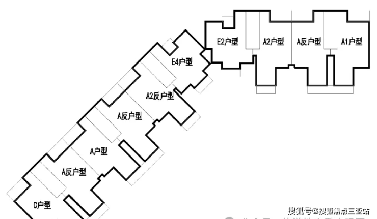 三亚湖光山舍户型图图片