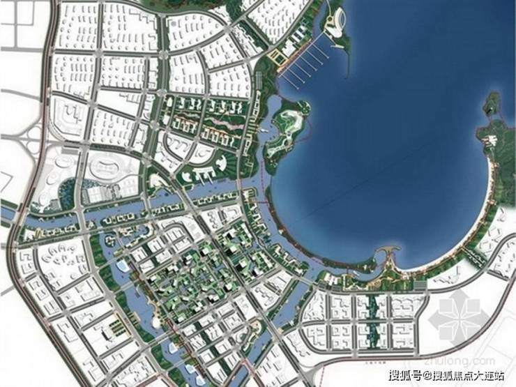 IM电竞 IM电竞平台小窑湾国际商务区 成为大连市新标志性建筑群(图1)