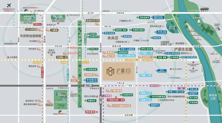 浐灞101-配套-三地铁环绕-西安二环-全业态底商(图2)