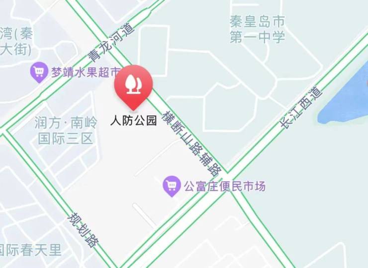 秦皇岛市第一中学地图图片