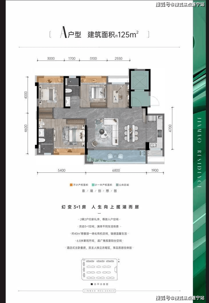 瑞安飞云金茂悦户型图图片