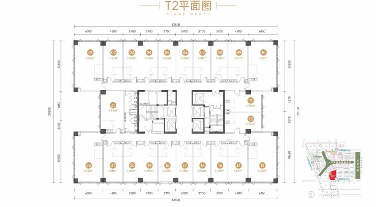 楼层平面图艺术美学空间公区精装示意图tft天府云阶项目位于天府中芯