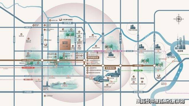 青浦華新經過多年發展,區域內配套已有一定規模,大中型商業及居住區林