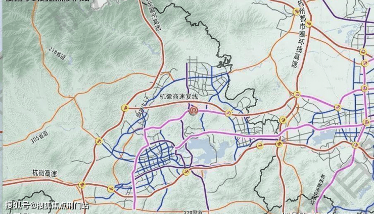 2高速:新增臨安高鐵站到南京的杭寧二通道,杭徽,合溫二條過境臨安的