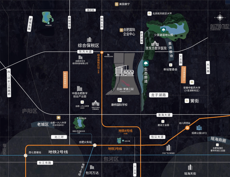 半岛股份科技有限公司:合肥招商奥体公园售楼中心电话-环境-户型-价格-地址楼盘详情(图9)