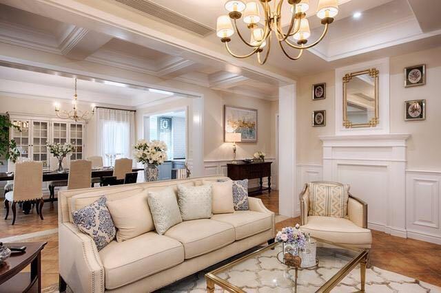 晒晒郑州壕姐的260㎡ 的美式混搭复式,气质如兰,壕气十足!