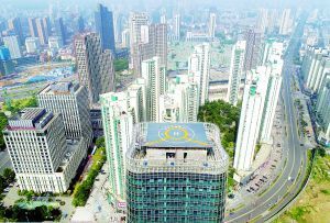 淮安打开空中救援通道金融中心停机坪建成
