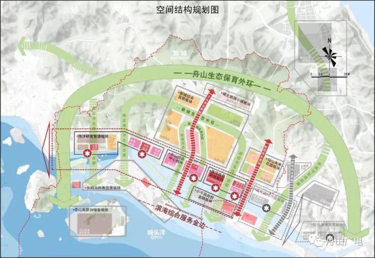 定海新城普陀分区规划公示未来将这样布局快来了解下