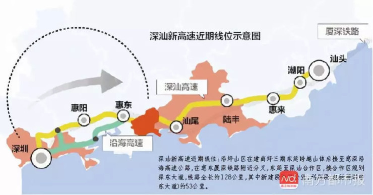 重磅深汕铁路规划选线粤东要腾飞了