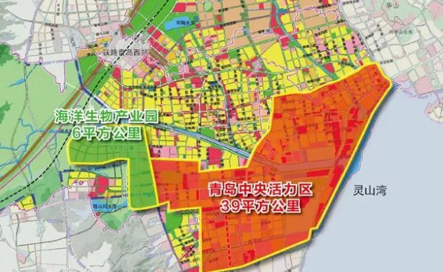 以小珠山正南,也就是积米崖,灵山卫,东方影都一带为佳,符合山南水北的