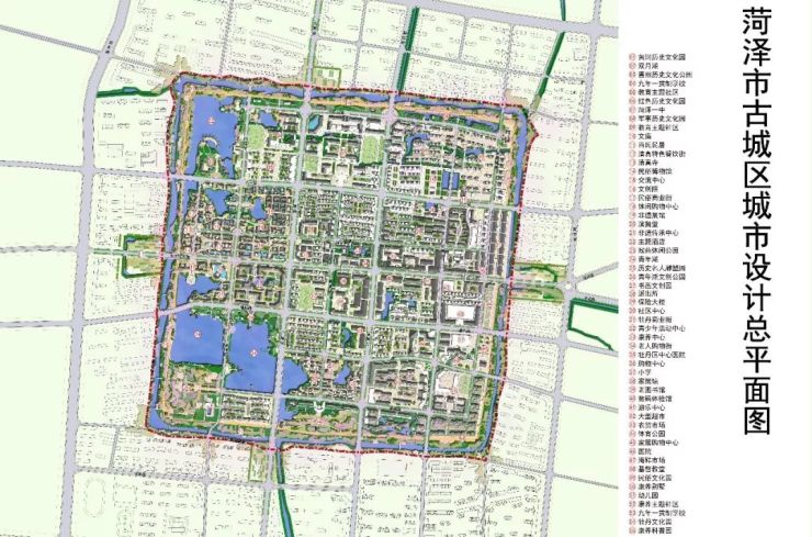 期待菏泽老城区古城墙设计草案出炉全长约63公里高10米设市民观景步道